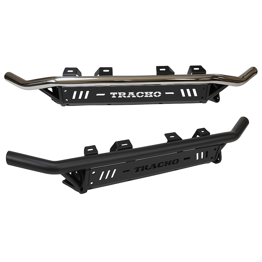 Black TRACHO Nudge Bar for Toyota Hilux 2012-2015 N70| Heavy Duty 4x4 Front Protection