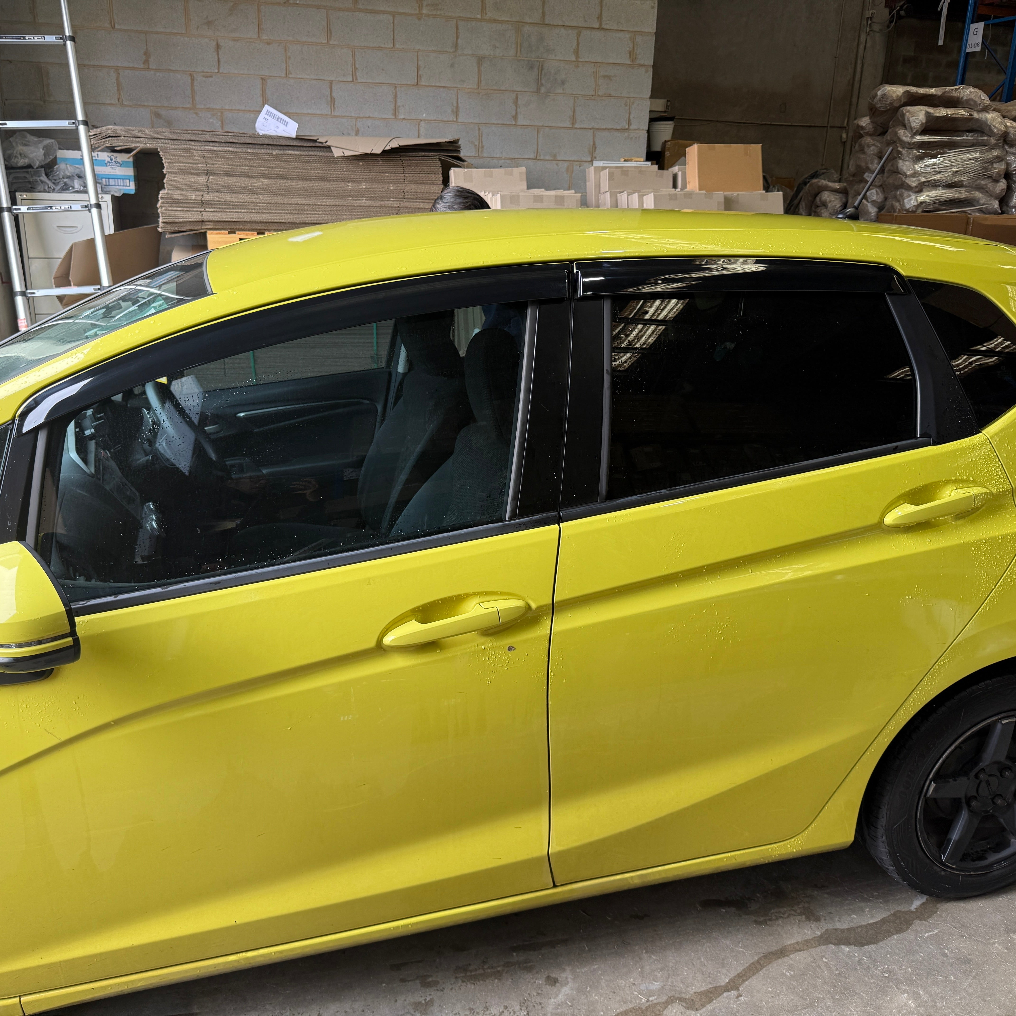 Weather shields Weathershields for Honda Jazz 2014-2020 Luxury Window Visors