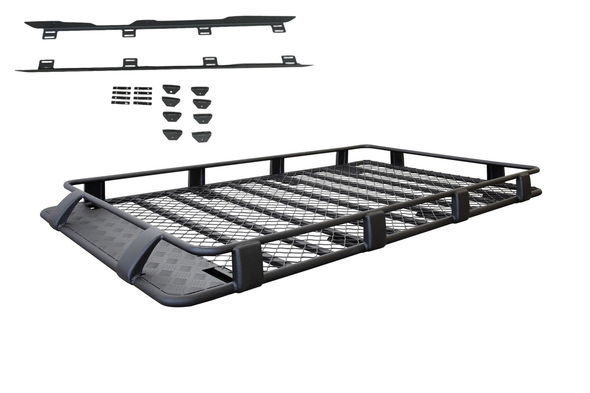 Aluminium Roof Rack Alloy Cage Basket For Landcruiser 200 Series 2016 on With Brackets