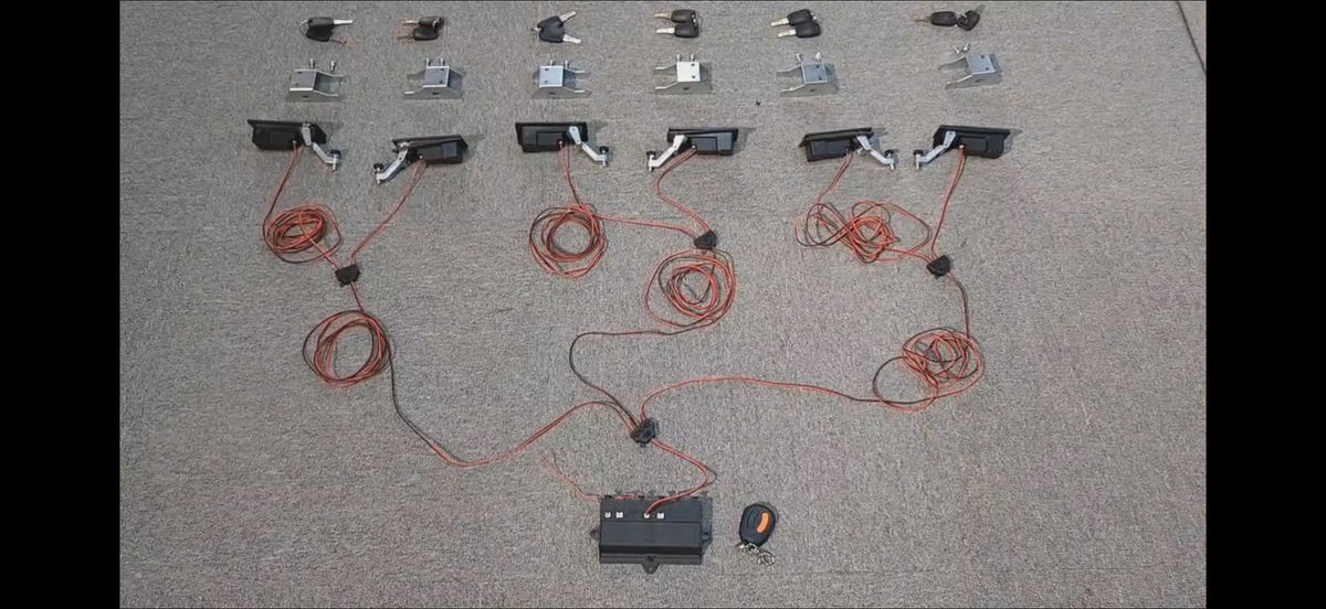 Central Locking Kit for Ute Canopy | Remote Key Sync | Easy Wiring