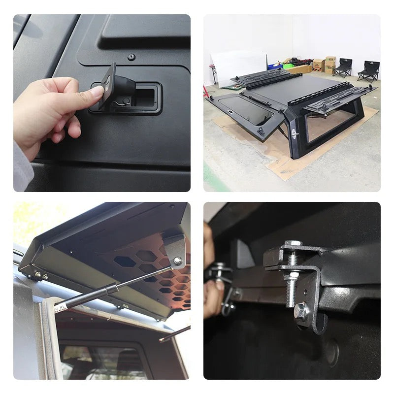 Ssangyong Musso LWB Gen 2 Aluminum Ute Tube Canopy Heavy Duty Suit 2018 Onwards