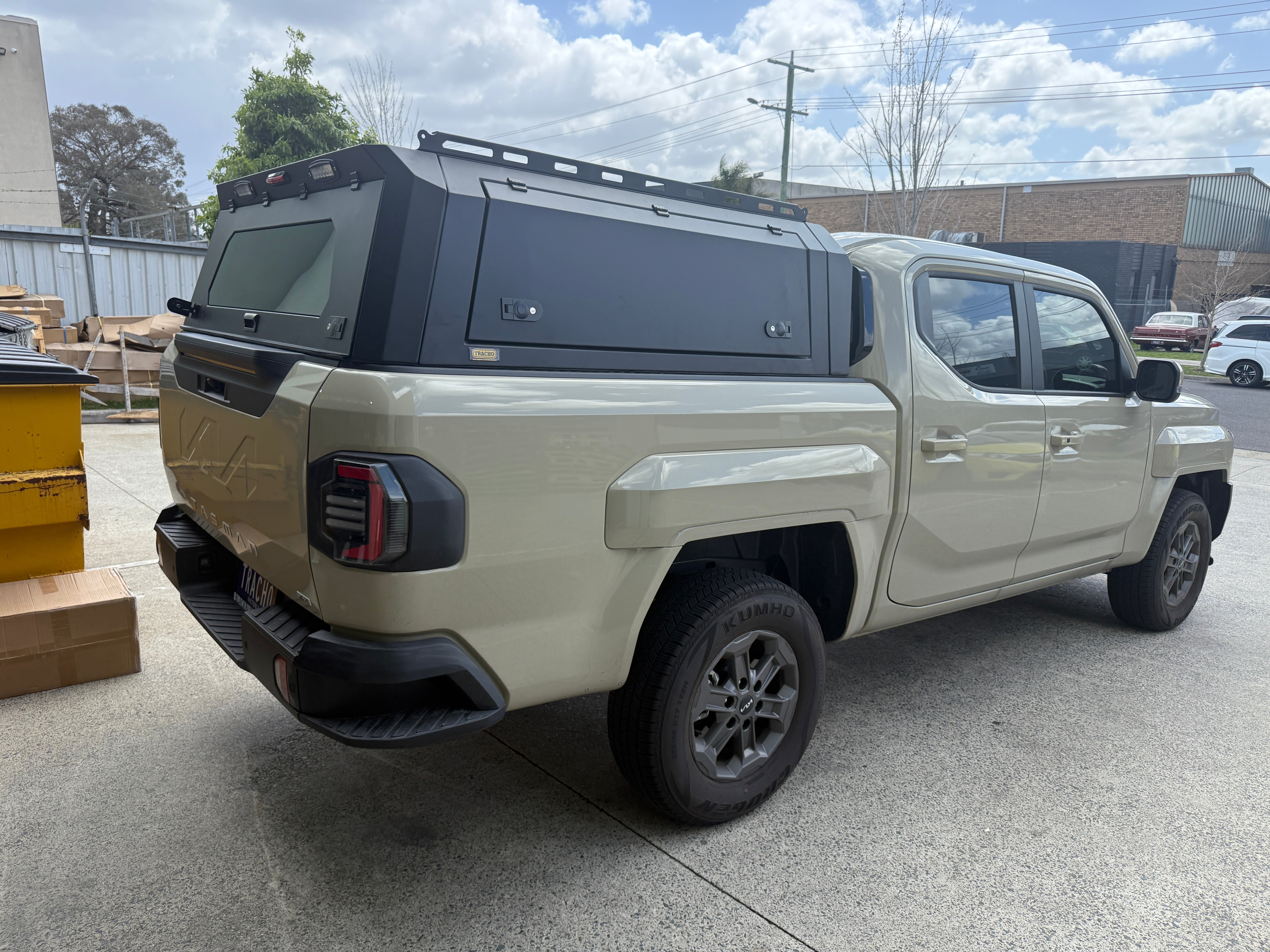 Kia Tasman TRACHO Aluminum Ute Tub Canopy Heavy Duty Suit for 2025 Onwards