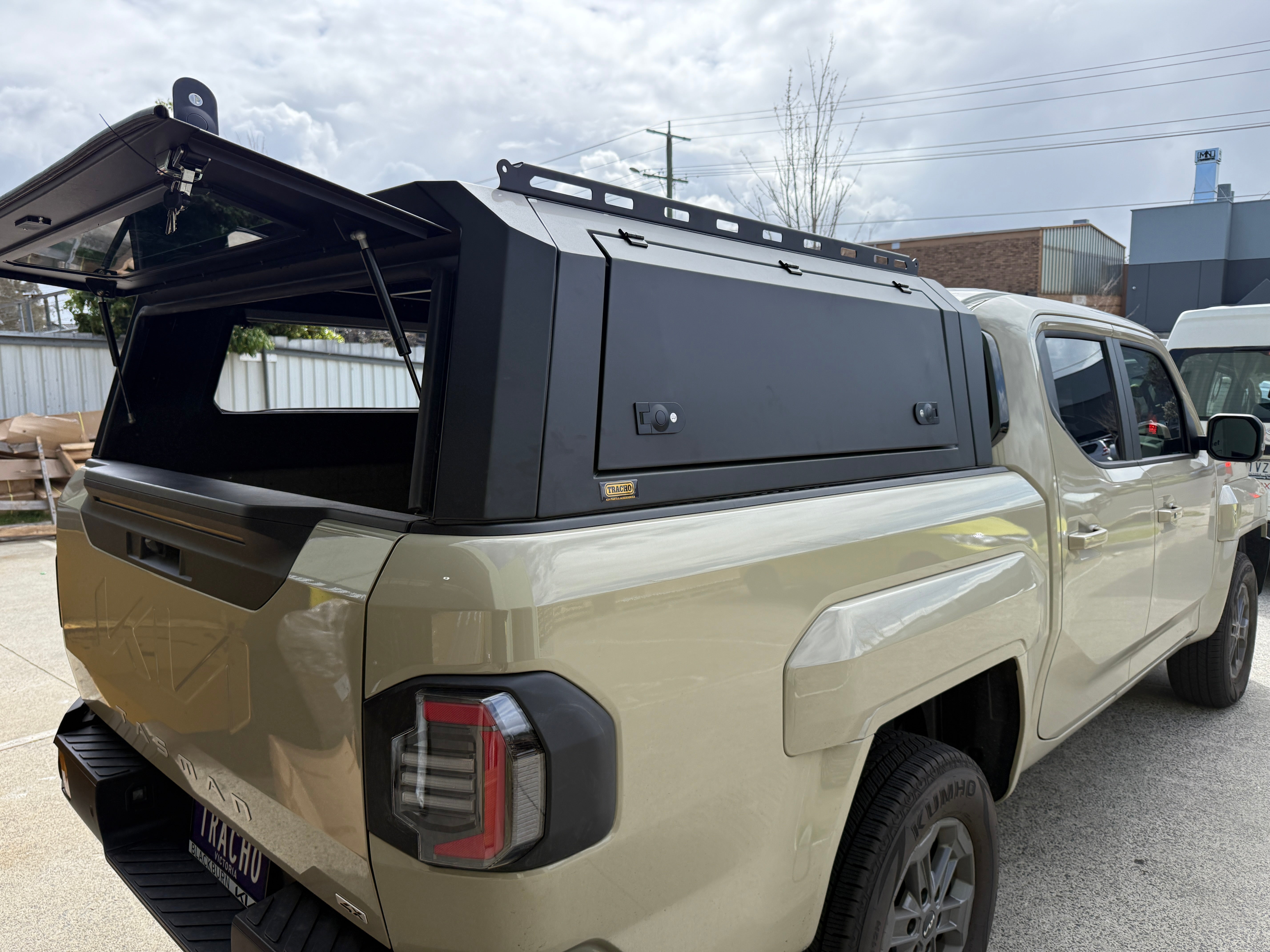 Kia Tasman TRACHO Aluminum Ute Tub Canopy Heavy Duty Suit for 2025 Onwards