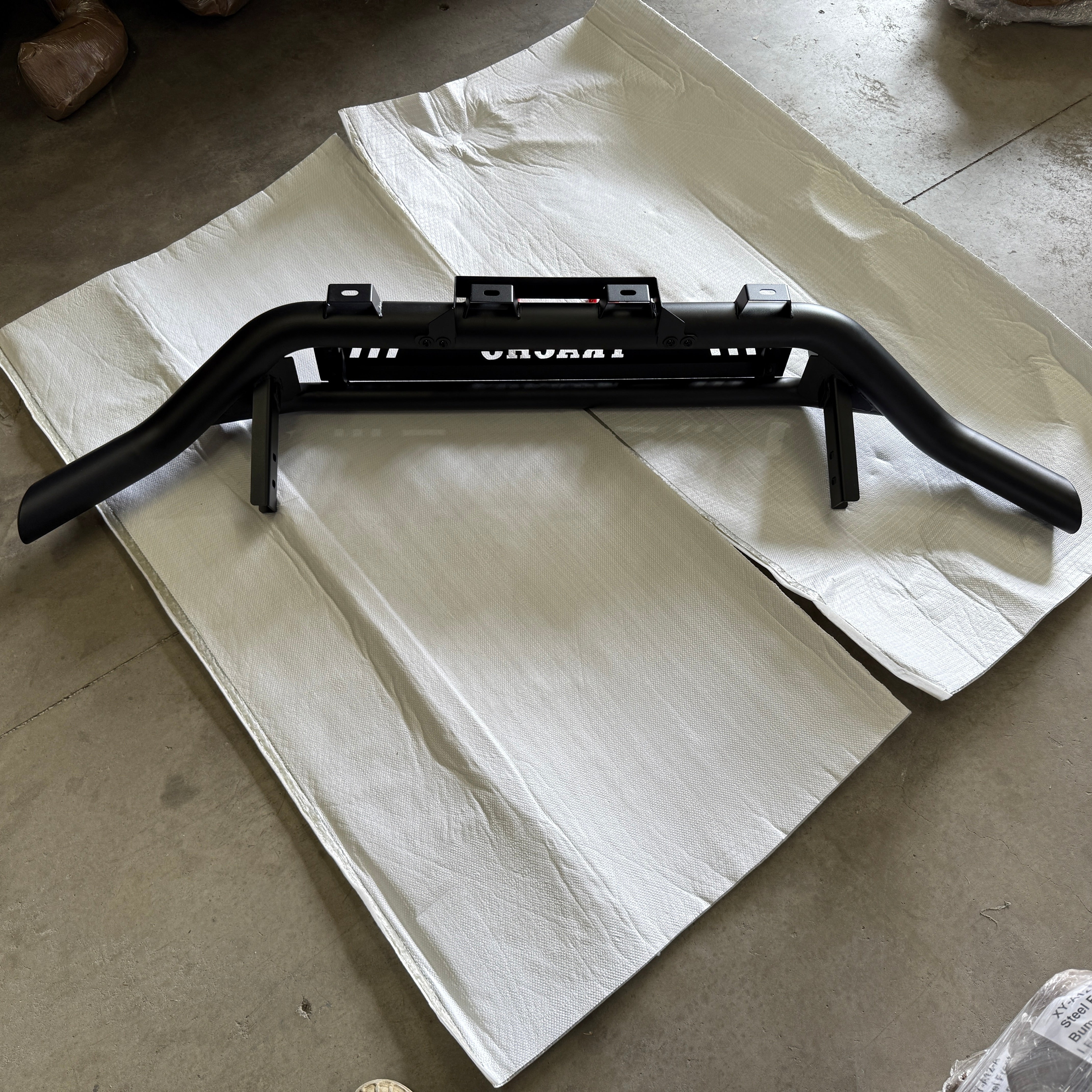 Black TRACHO Nudge Bar for Toyota Hilux 2012-2015 N70| Heavy Duty 4x4 Front Protection
