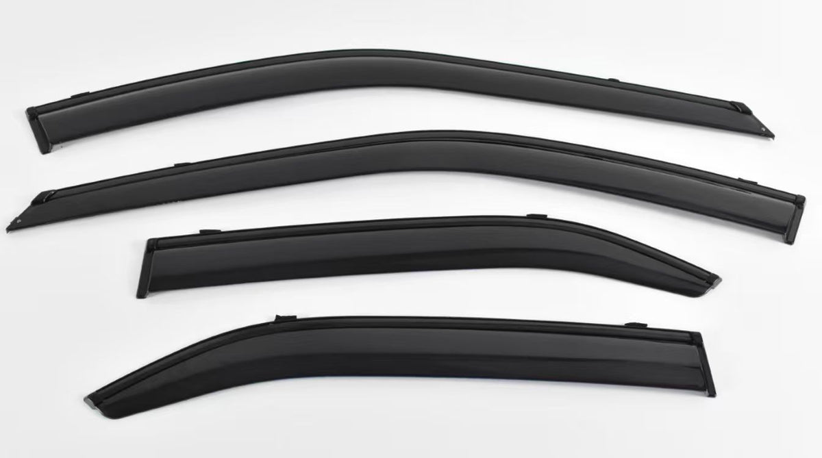 Weathershields Window Visors for Suzuki Swift FZ 2005-2010 | 4-Piece Slimline Smoke Tint Set