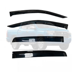 TRADIESCHOICE Weather Shields Window Visors for Mitsubishi Triton MV 2023-2025 | Enhance Style and Comfort