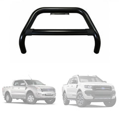 Black Nudge Bar to Suit Ranger PX I II 2012-2018 | Matte Finish | Steel Construction