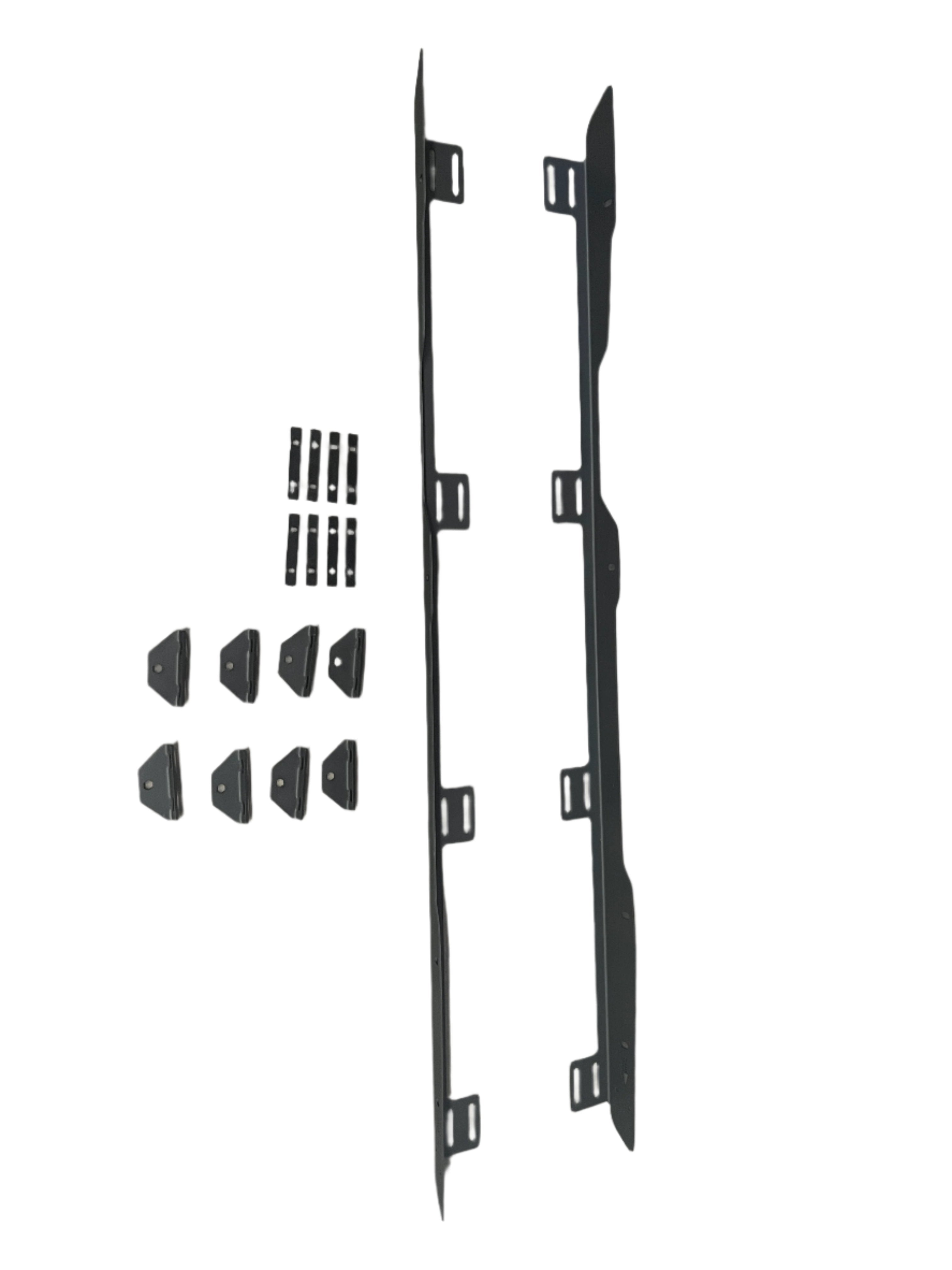 BRAND NEW Aluminium Full Length Flat Roof Rack For Landcruiser 200 Series With Brackets