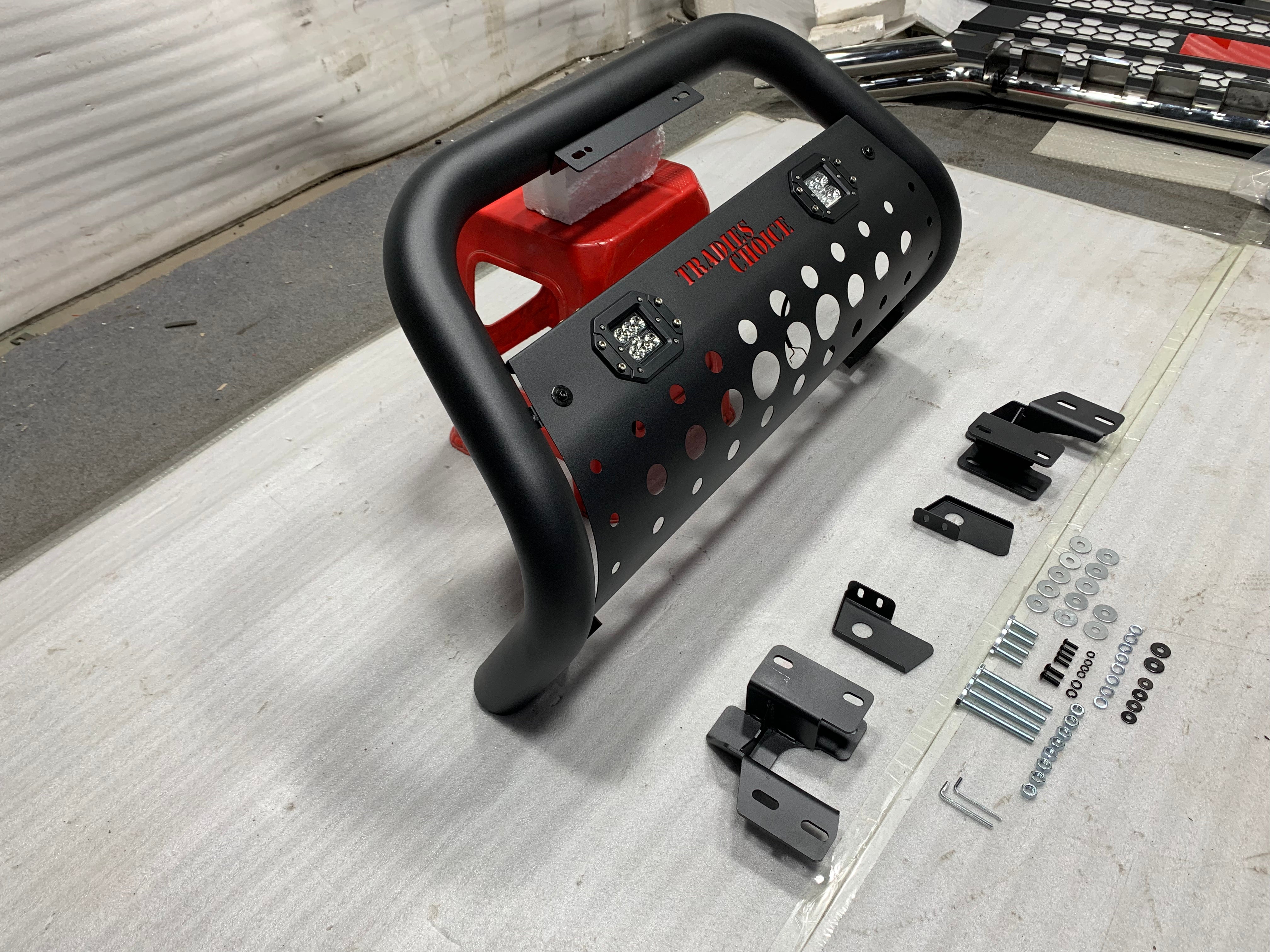 NOVABar Nudge Bar to Suit Toyota Hilux 2015+ | Matte Finish | Steel Construction