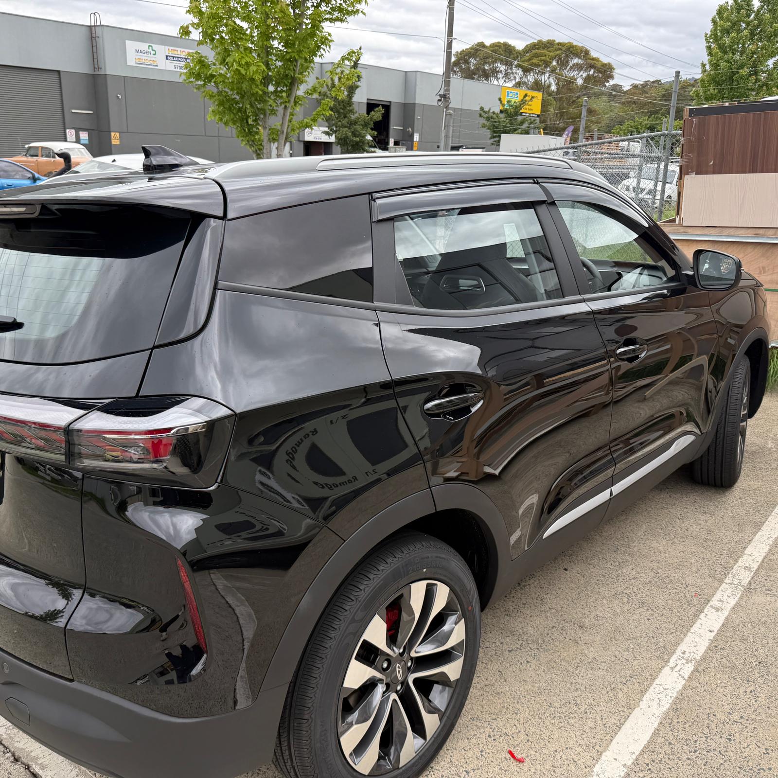 Weathershields Window Visors for Chery Tiggo 4 Pro 2024 Onwards | 4-Piece Slimline Smoke Tint Set