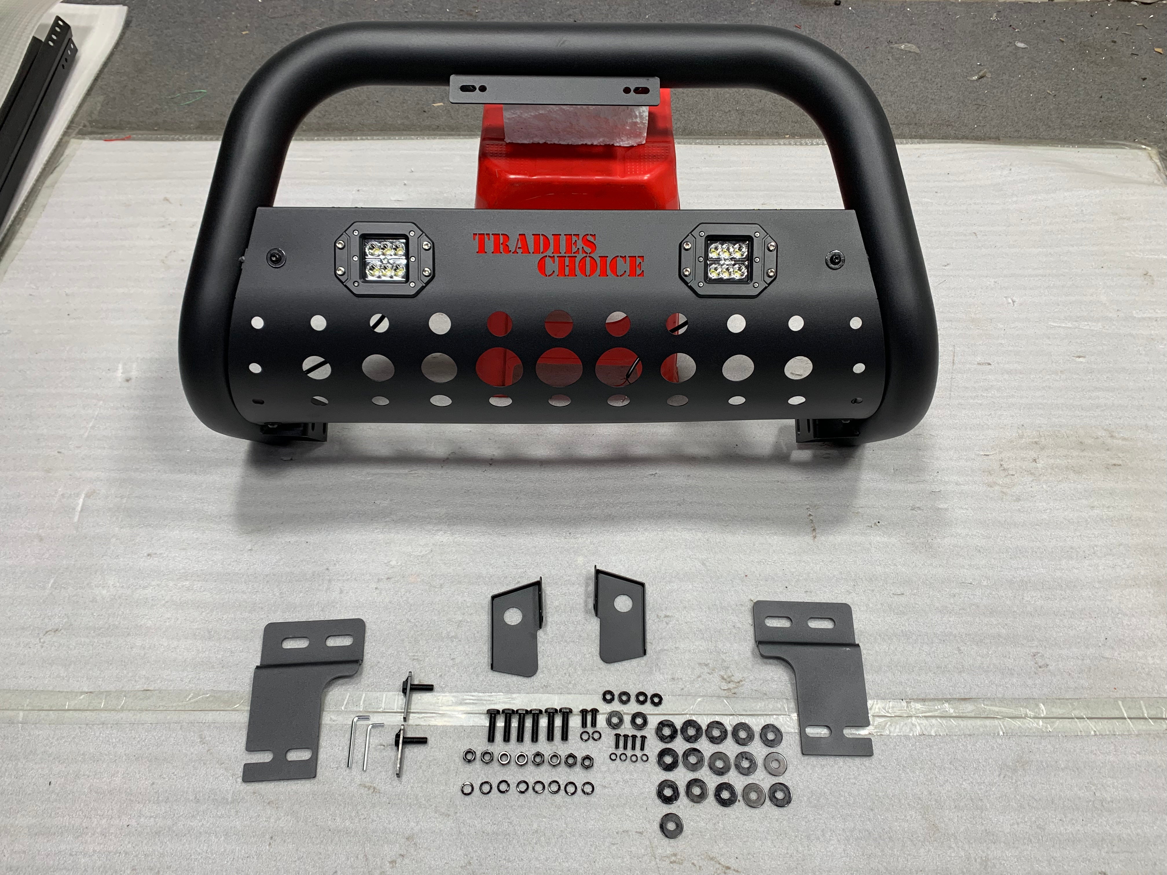 NOVABar Nudge Bar to Suit Mitsubishi Triton MQ 2015+ | Matte Finish | Steel Construction