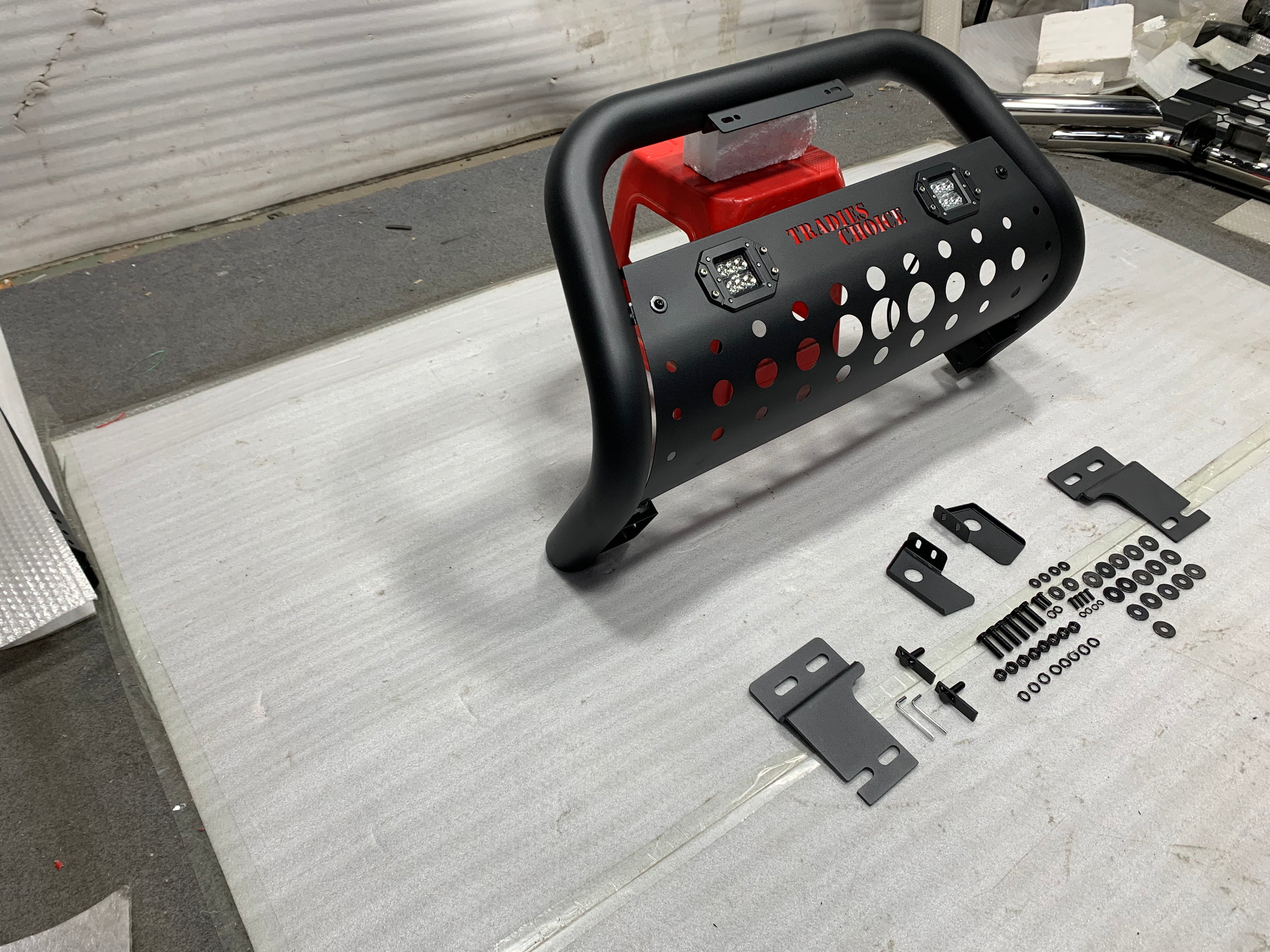 NOVABar Nudge Bar to Suit Mitsubishi Triton MQ 2015+ | Matte Finish | Steel Construction