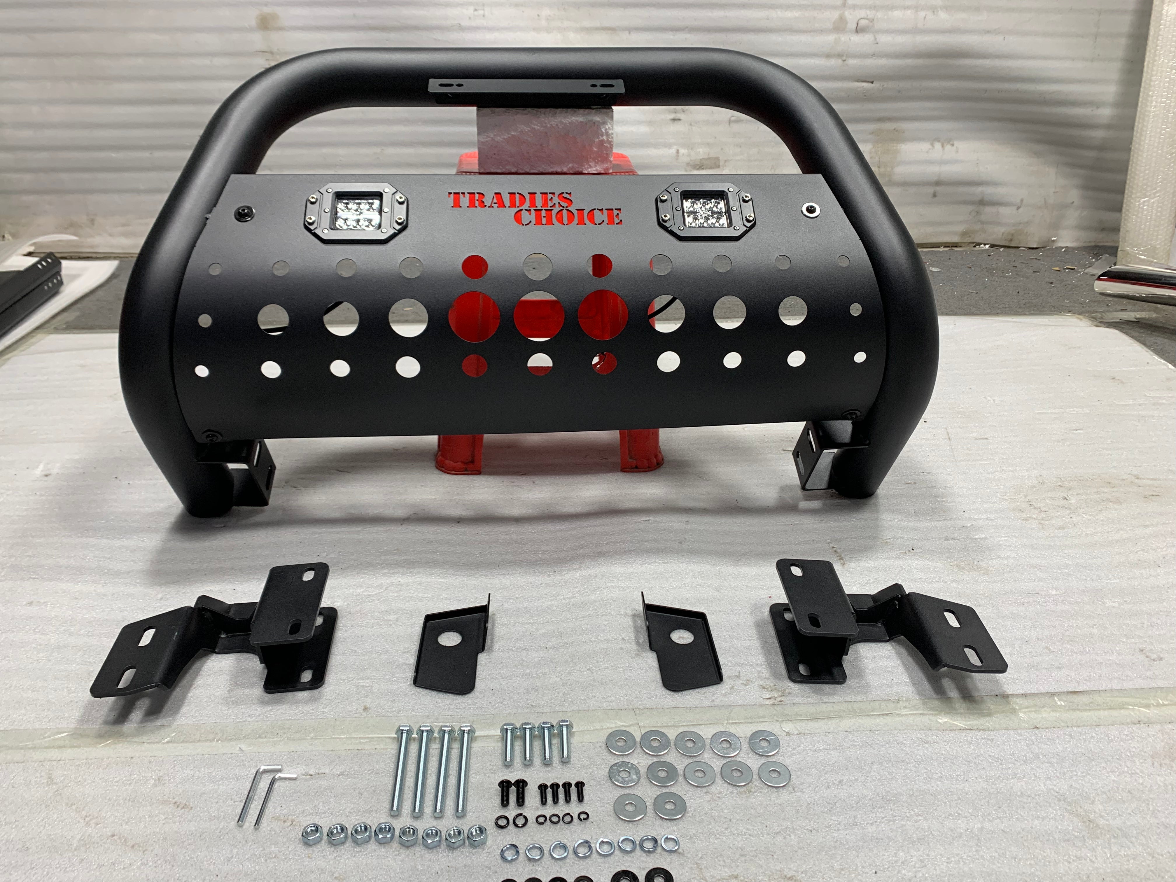 NOVABar Nudge Bar to Suit Toyota Hilux 2015+ | Matte Finish | Steel Construction