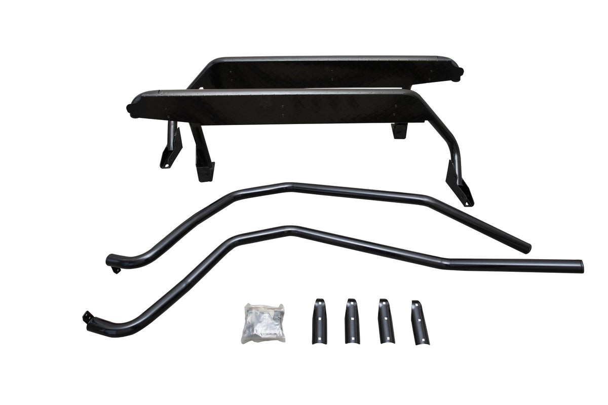 Steel Side Steps and Brush Bars for Nissan Patrol GU 2005-16, Series 4+
