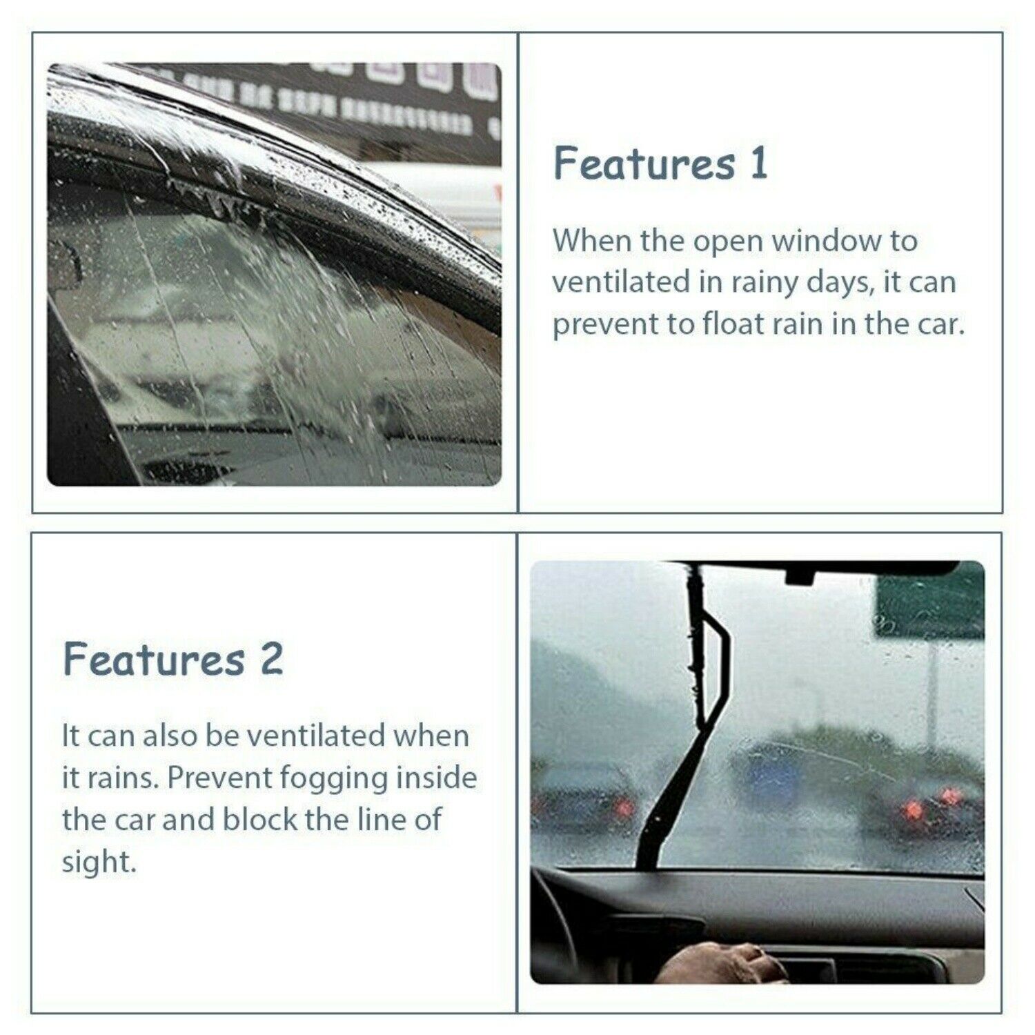 Weathershields Window Visors for Honda Accord Euro 2003–2008 | 4-Piece Slimline Smoke Tint Set