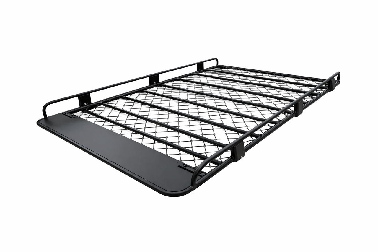 Aluminium Tradesman Roof Rack For Toyota Hiace 1988-18 Alloy 2400x1464mm-15cm brackets