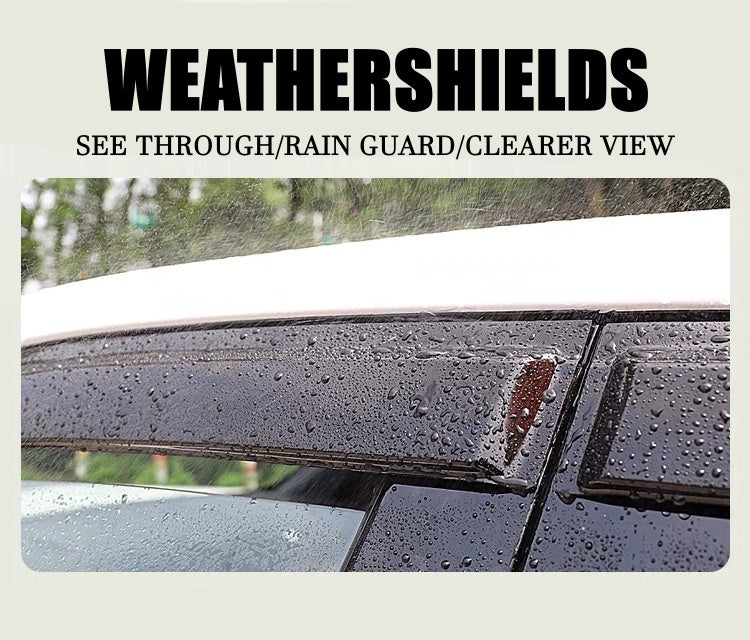 6PCS Weather shields Weathershields Sun Visors for Nissan X-TRAIL T33 2023-2024