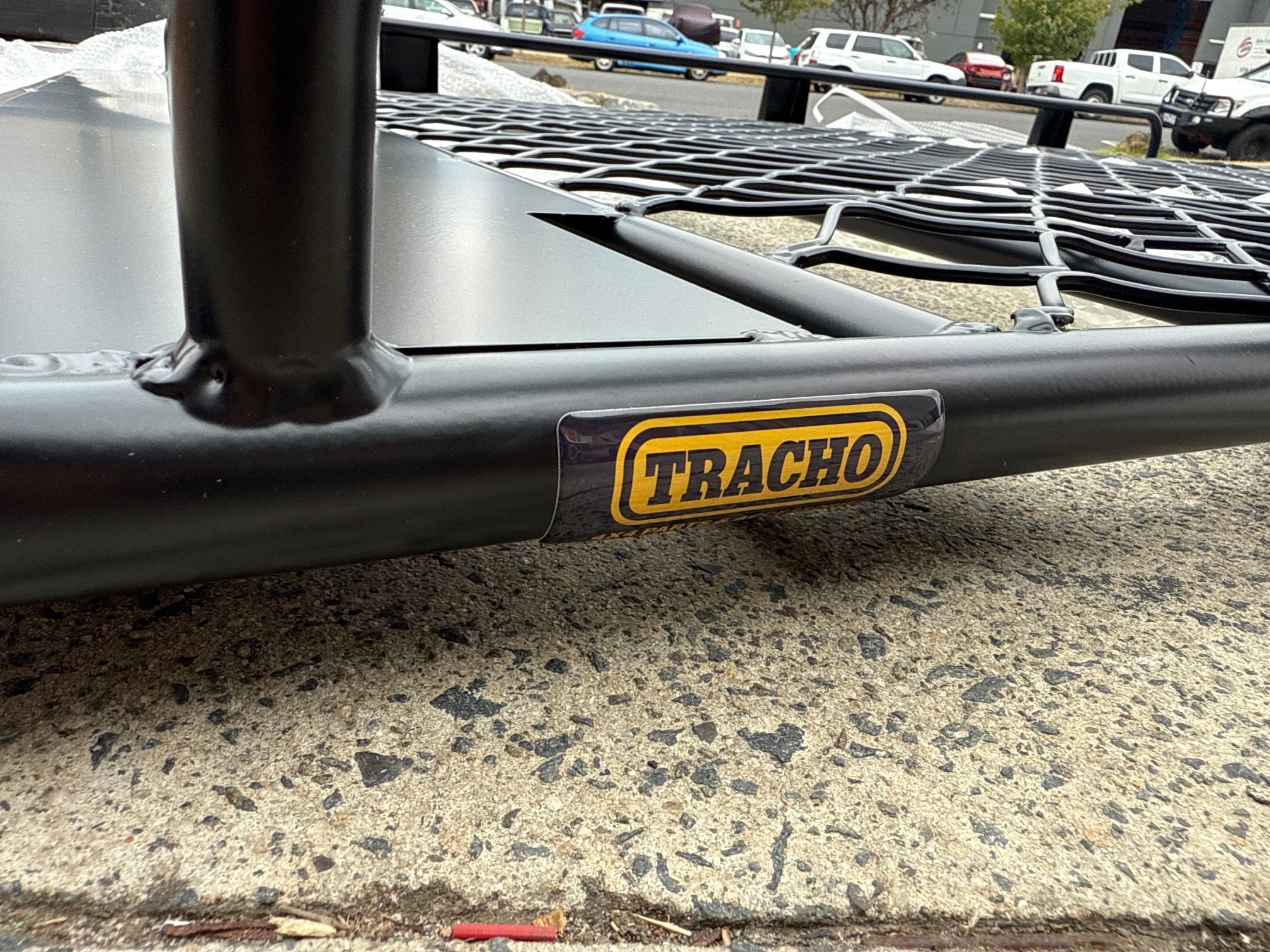 Aluminium Tradesman Roof Rack For Toyota Hiace 1988-18 Alloy 2400x1464mm-15cm brackets