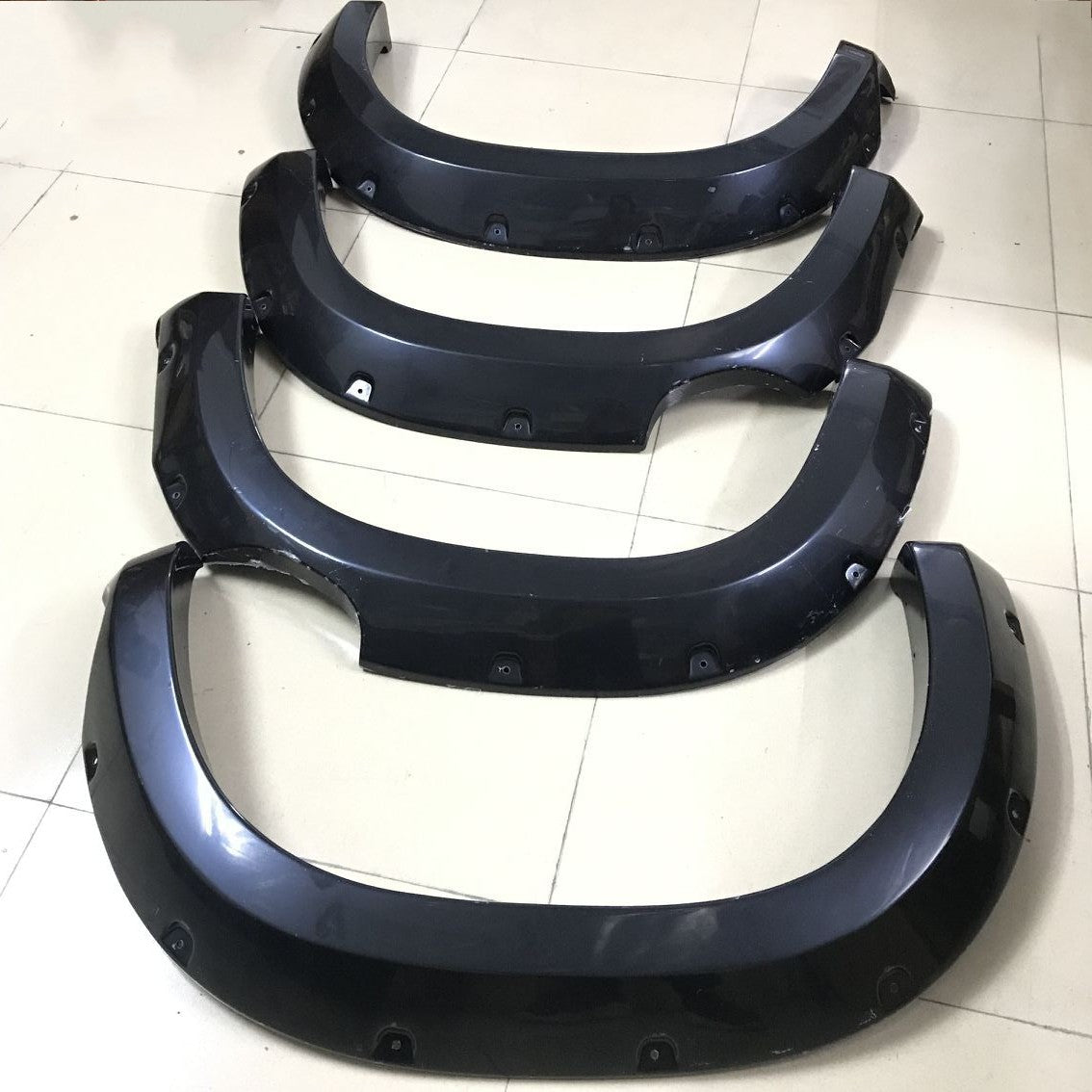 Fender Flares Wheel Arch Jungle Style Black suit Mercedes Benz X Class 2017-2020