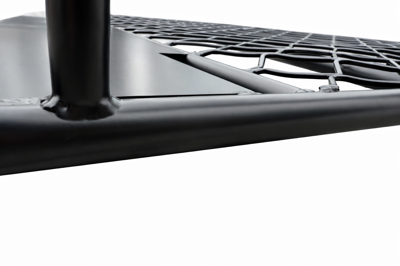 Aluminium Tradesman Roof Rack For Toyota Hiace 1988-18 Alloy 2400x1464mm-15cm brackets