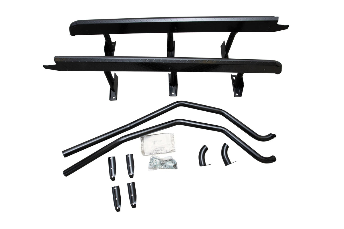 Premium Side Steps with Brush Bars for Mitsubishi Triton MN/ML (2006-2014) - Enhance Style and Protection