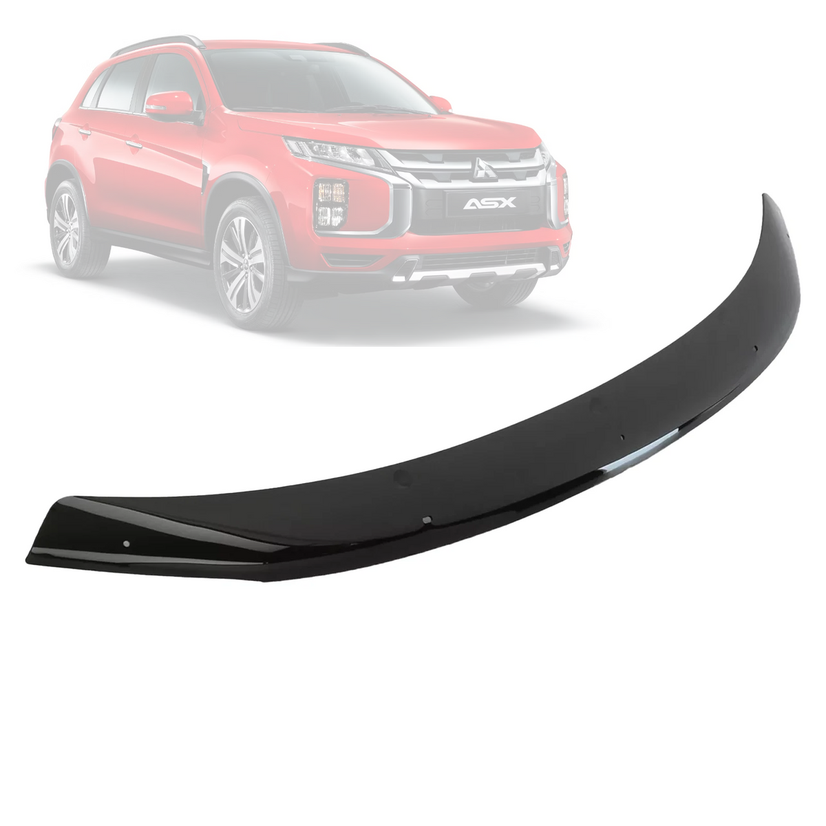 TRACHO Bonnet Protector for Mitsubishi ASX 2020–Onwards | Premium Acrylic Hood Shield
