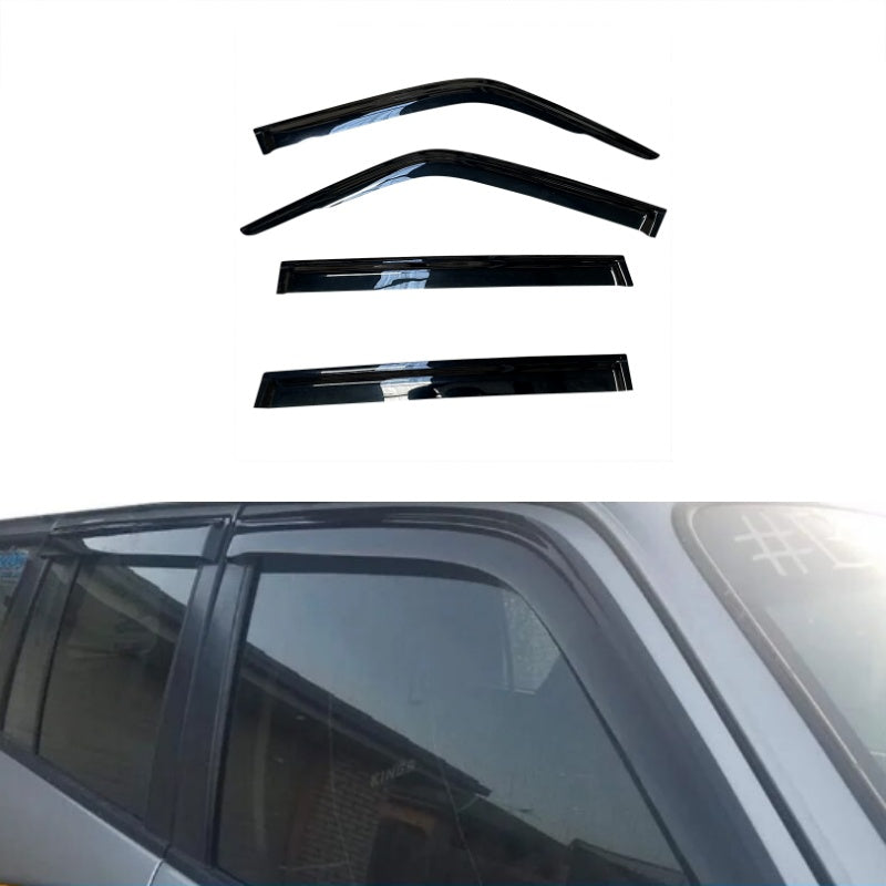 TRADIESCHOICE Weathershields Weather Shield Window Visor for Toyota Prado 150 2009-2024| Stylish and Functional Upgrades