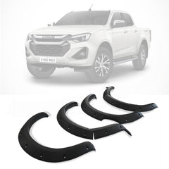 TRACHO Jungle Fender Flares for Isuzu D-MAX 2024–Onwards | Wide Body Off-Road Wheel Arch Kit