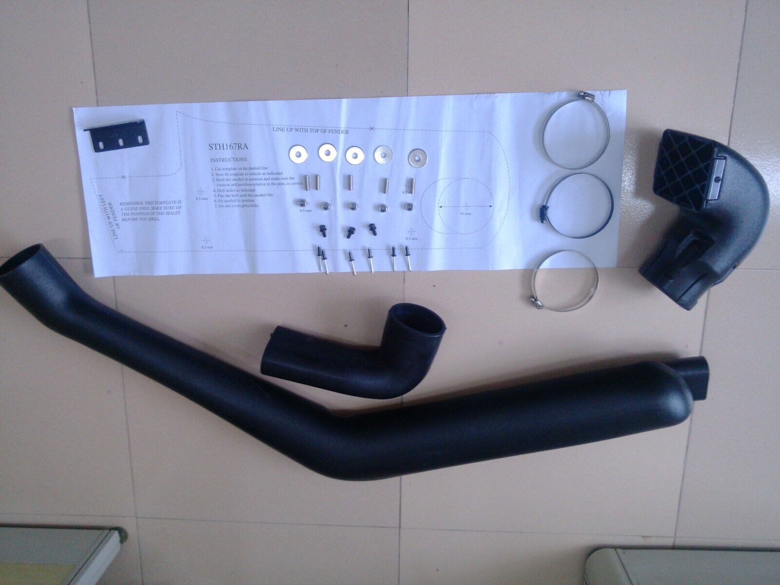 Snorkel Kit Air Intake for Toyota Hilux 165,167,172,176 series 1997-2005 Diesel