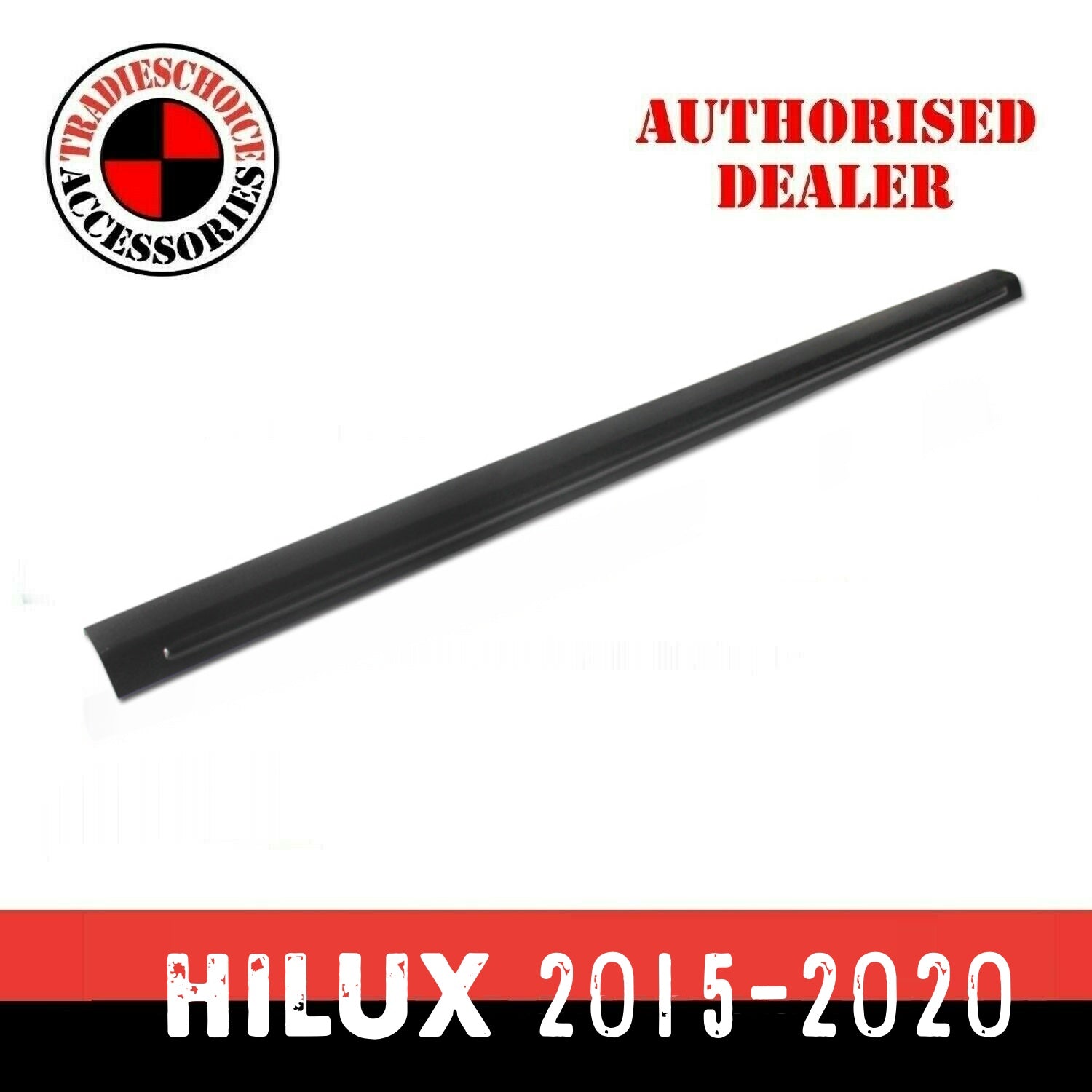 1 PCS TAILGATE RAIL GUARD CAP PROTECTOR REAR COVER FOR TOYOTA HILUX 2015-2020