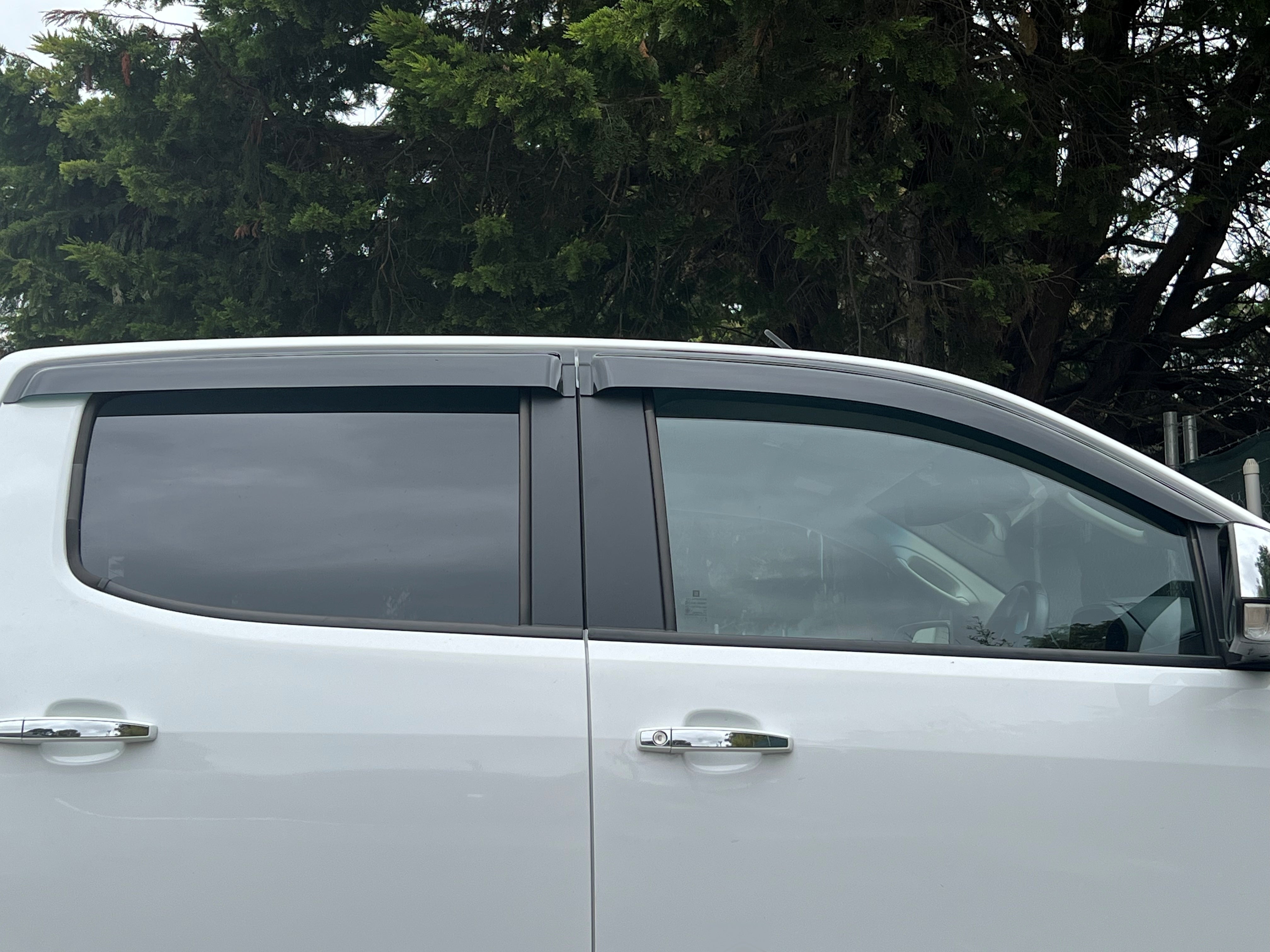 TRADIESCHOICE Bonnet Protector + Weather Shields for Holden Colorado RG Dual Cab 2016-2020 | Complete Protection and Style Package
