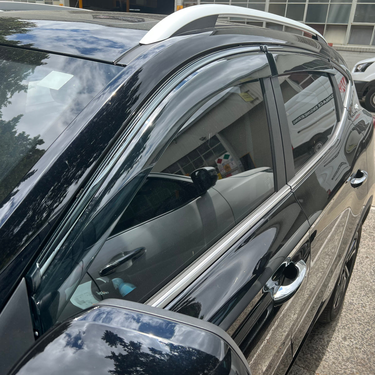 Injection Weathershields, Weather Shields for MG ZS ZST 2016+ Window Visors Stainless Steel