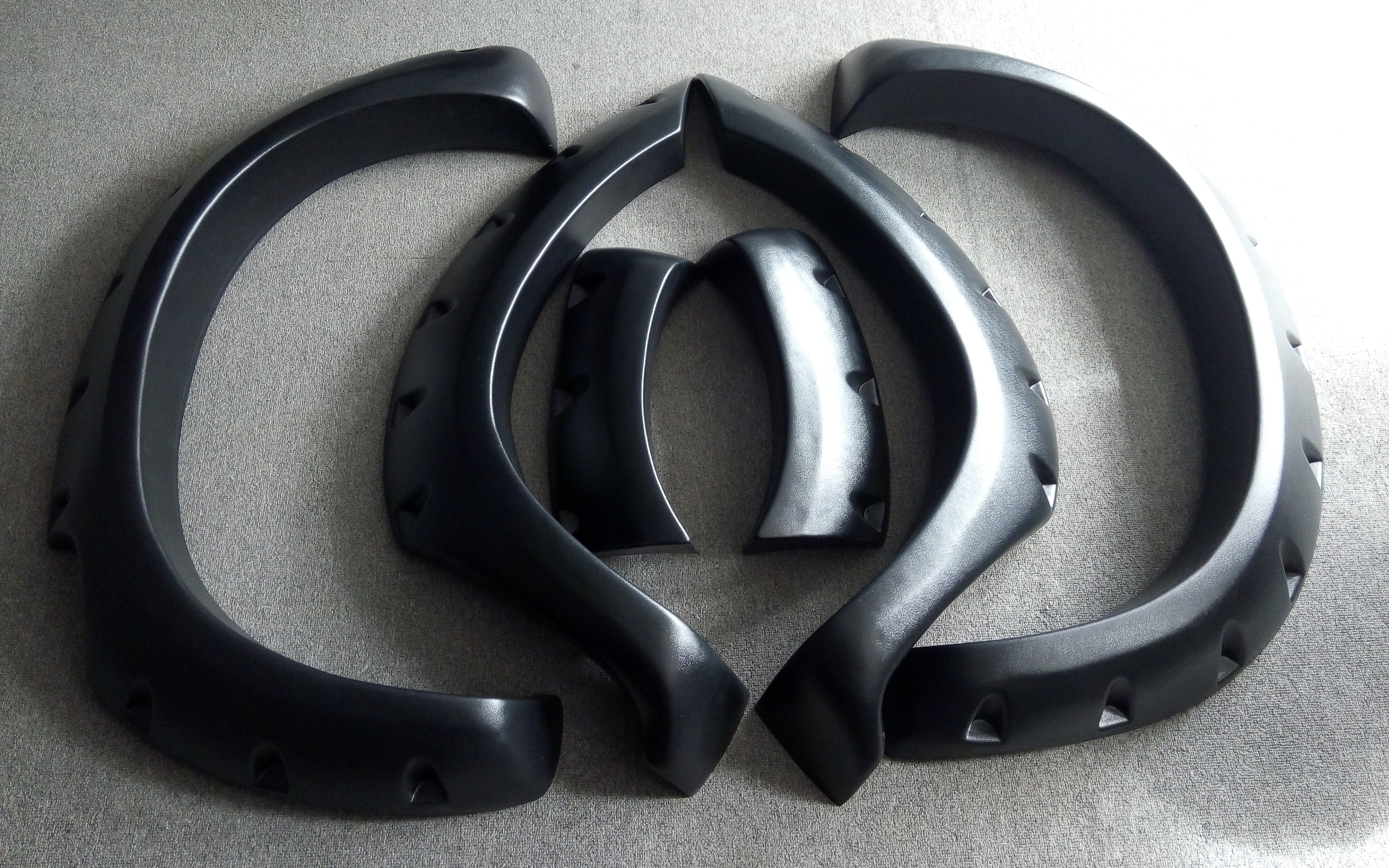 Jungle Fender Flares for Toyota Hilux N70 2005-11 SR SR5 Monster Texture Black