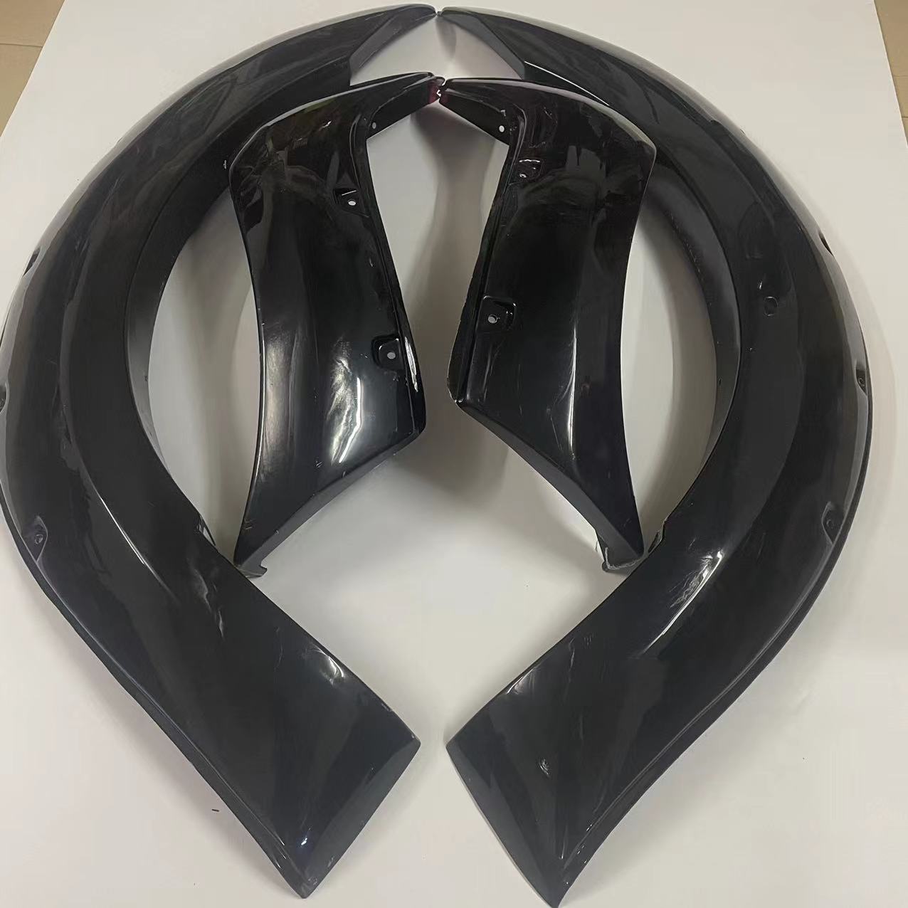 Gloss Black Fender Flares Fits for Ford Ranger PX2 MKII 2015-2018 Pocket style