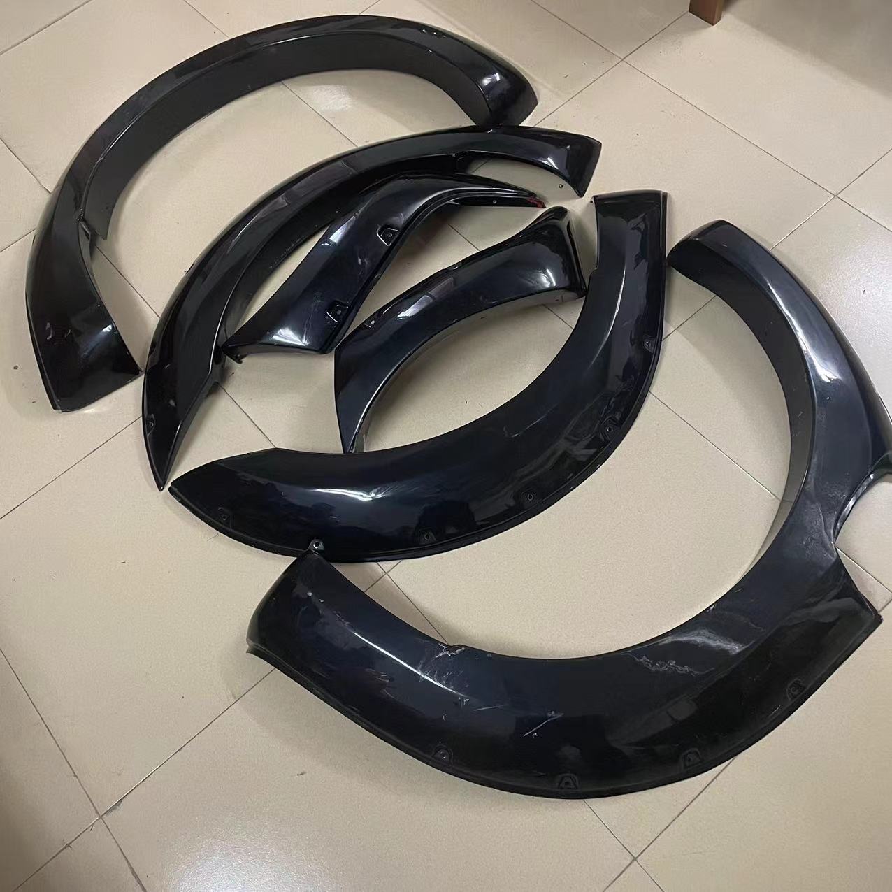 Gloss Black Fender Flares Fits for Ford Ranger PX2 MKII 2015-2018 Pocket style
