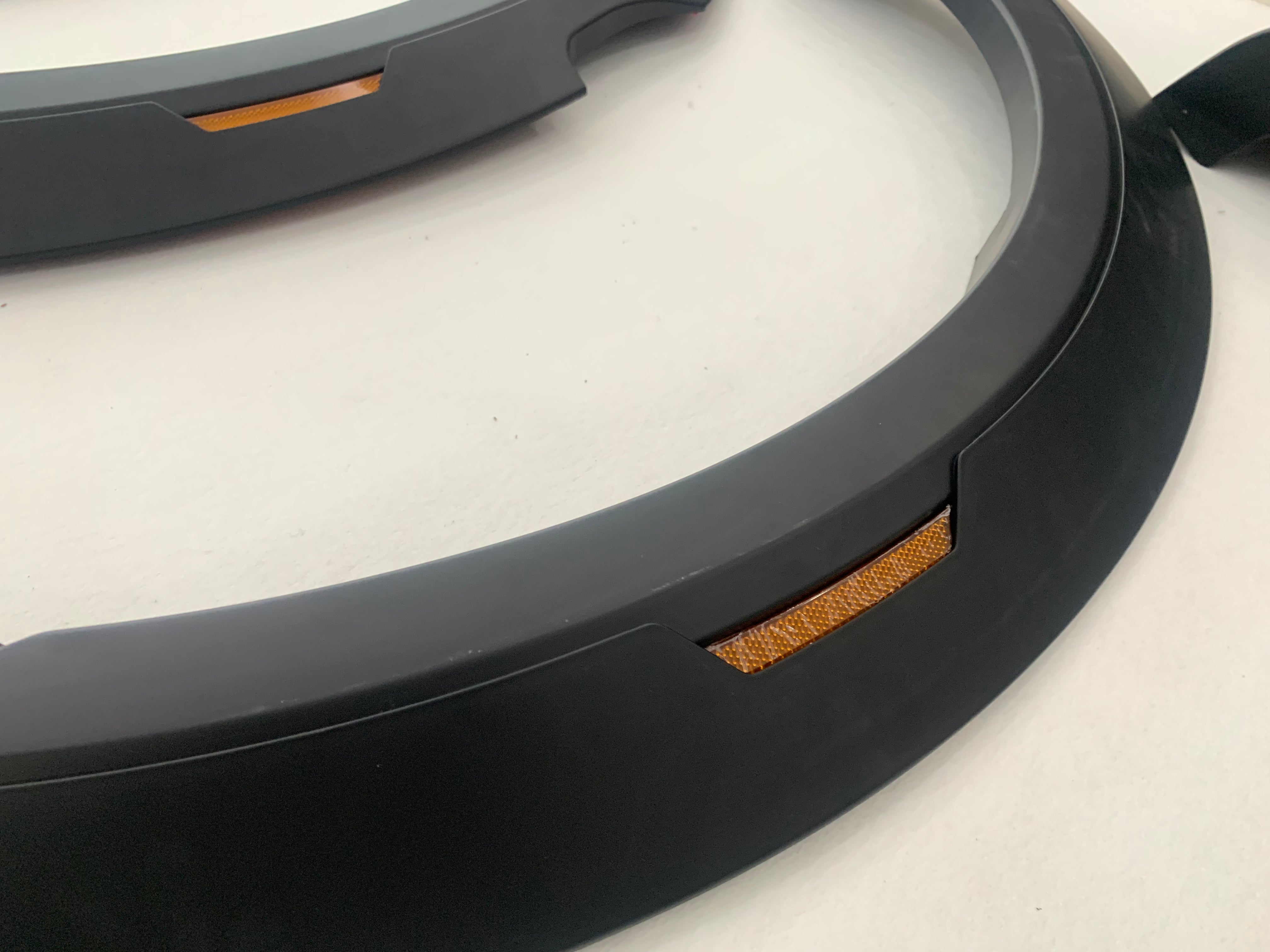 MATTE BLACK OEM FENDER FLARES WITH INDICATOR REFLECTOR FITS RANGER PXII 2015-2018