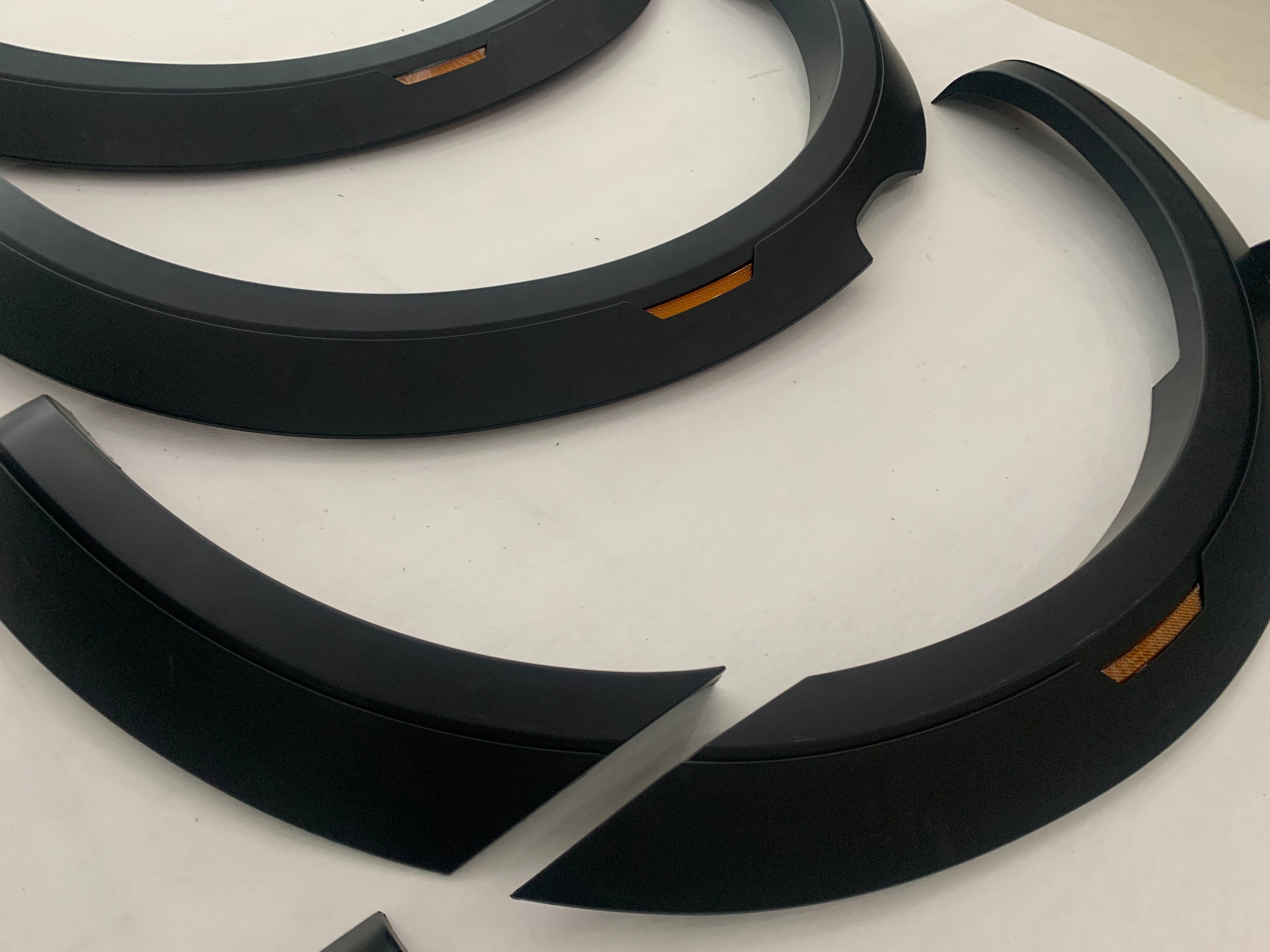 MATTE BLACK OEM FENDER FLARES WITH INDICATOR REFLECTOR FITS RANGER PXII 2015-2018