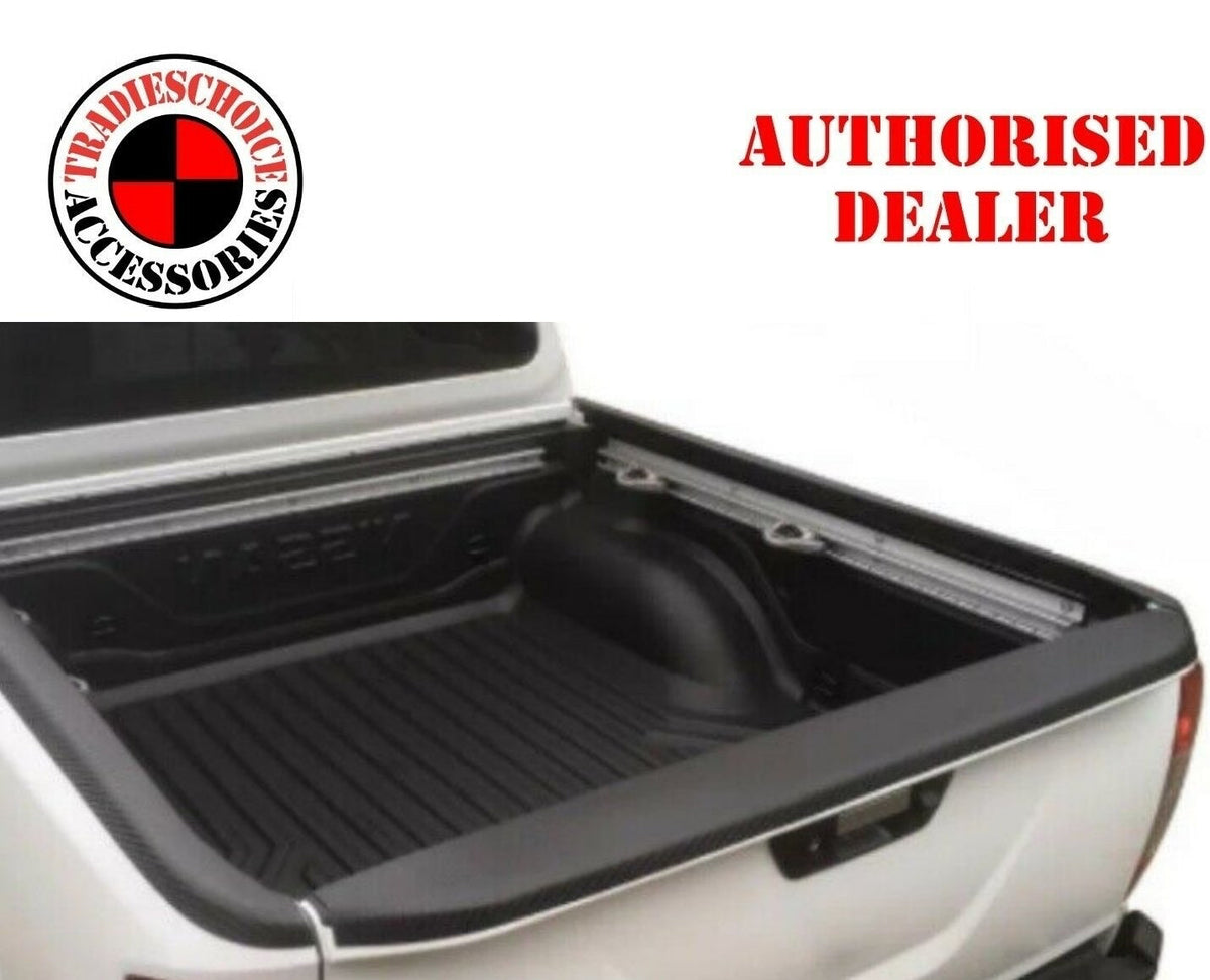 3 pcs Tailgate Cover Cap Trim Guard Matte Black for Isuzu Dmax 2025 onwards