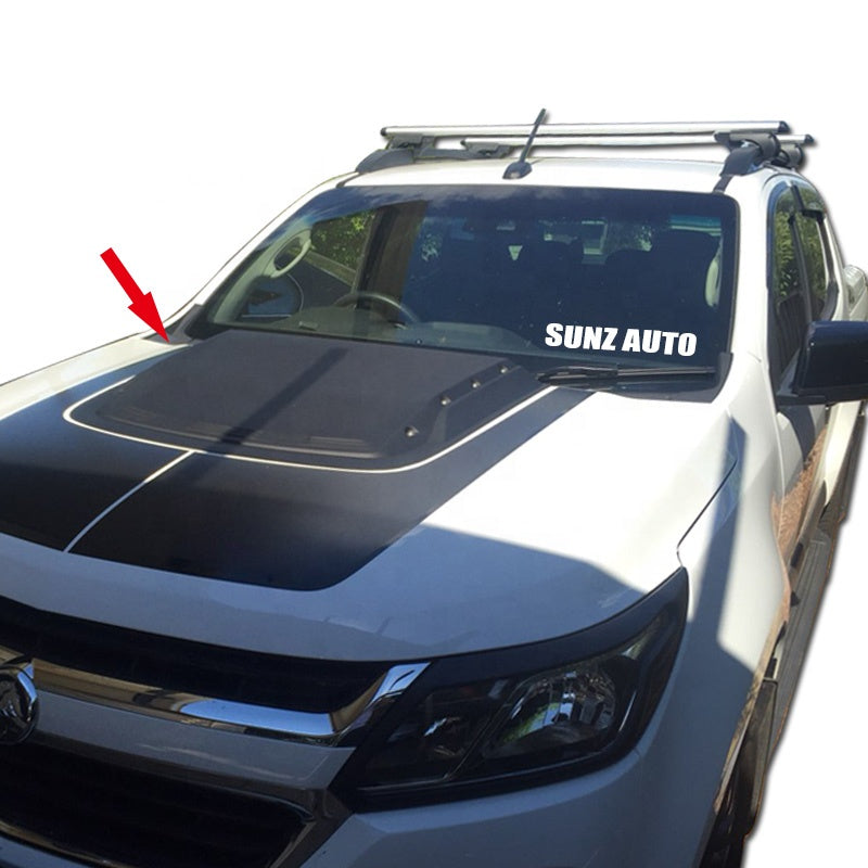 Matte Black Bonnet Scoop Hood Raptor Style for Holden Colorado 2012-2020