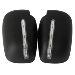 Door Mirror Cover Trim Matte Black with LED Light to suit Triton MQ 2015 - 2018