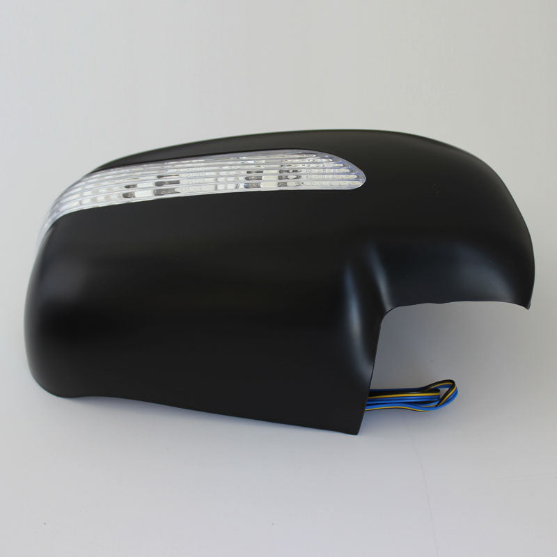 Matte Black Mirror Cover Indicators to suit Toyota Hilux Workmate SR SR5 15-24