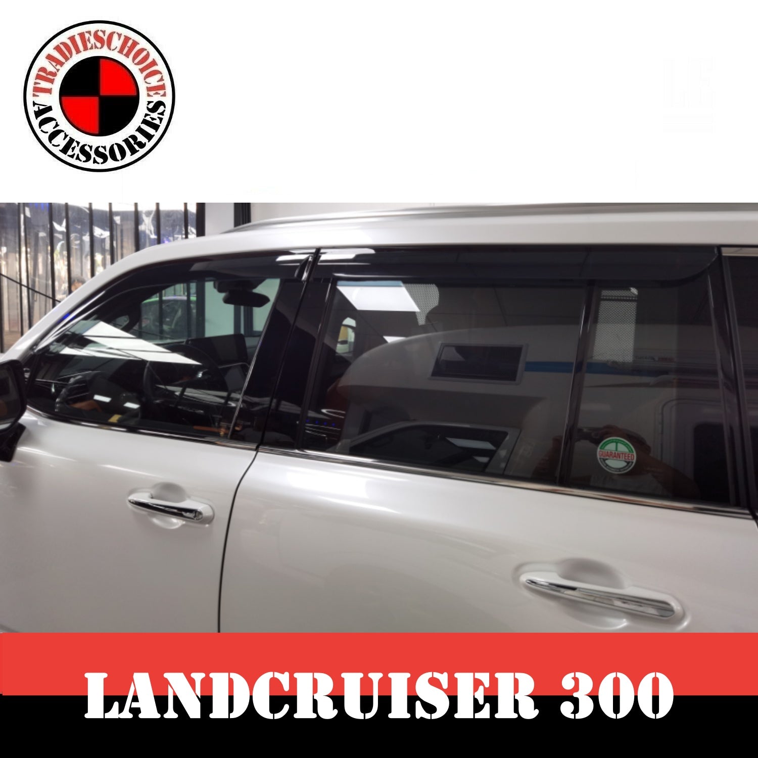 Luxury Weather Shields Weathershields Window Visor for Landcruiser 300 2021+