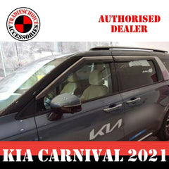 Weather Shields, Weathershields For Kia Carnival KA4 2021+ Rain Guards Tinted