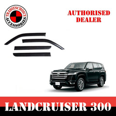 Luxury Weather Shields Weathershields Window Visor for Landcruiser 300 2021+