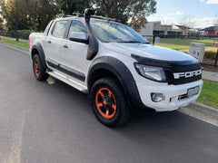 TRADIESCHOICE Matte Black Jungle Fender Flares for Ford Ranger PX1 2012-2015 | Style and Durability Combined