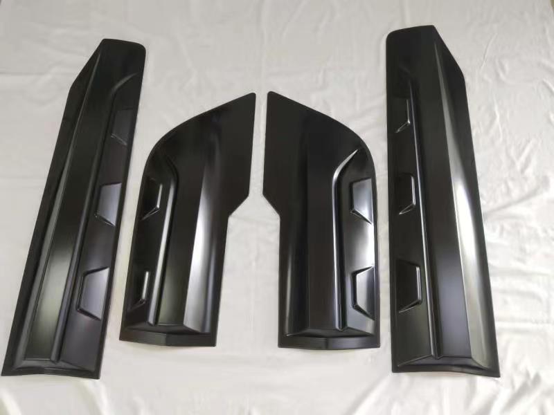 Side Door Body Moulding Cladding Trim Fit Triton MR 19+ Matte Black