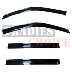 TRADIESCHOICE Window Sun Visors Weathershields for Mitsubishi Triton 2006-2015 | Stylish and Protective Enhancements