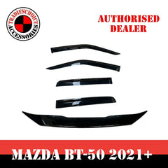 Bonnet Protector + Weather Shields to suit Mazda BT-50 BT50 TF JULY 2020+ MY21