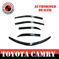 Premium Bonnet Protector and Weathershields for Toyota Camry Oct 2011-Mar 2015 - Style and Protection Combined