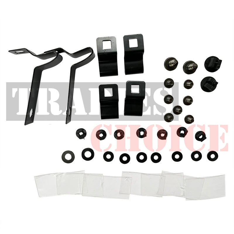 Bonnet Protector + Weather Shields suit Holden Colorado RG EXTRA Cab 2016-2020
